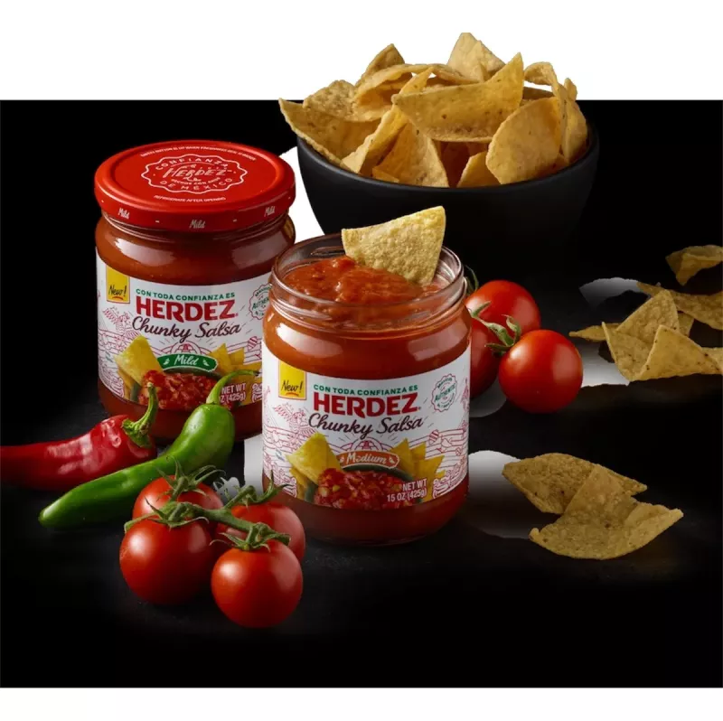 Salsa Chunky Para Tacos Herdez Origen Mexico X 425 Grs