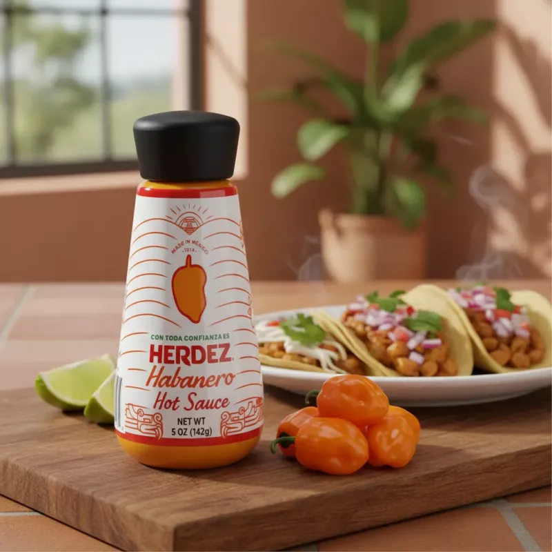 Salsa Habanero Hot Sauce Mexicana X 142grs. Herdez