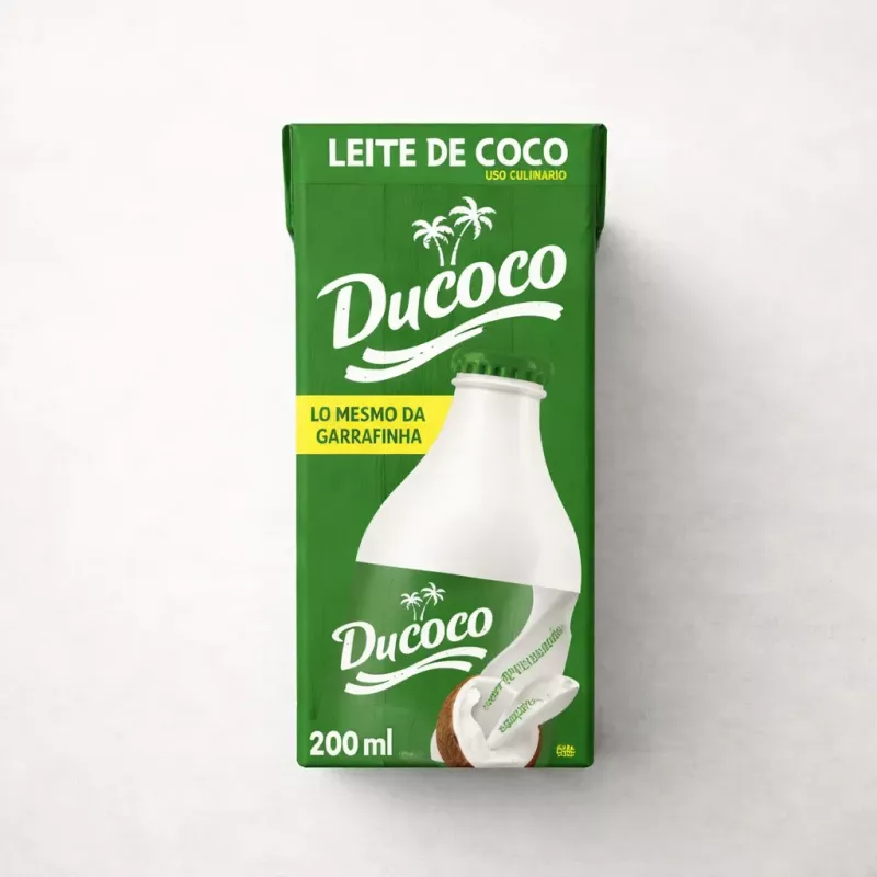 Leche De Coco Ducoco 200ml - Importado De Brasil