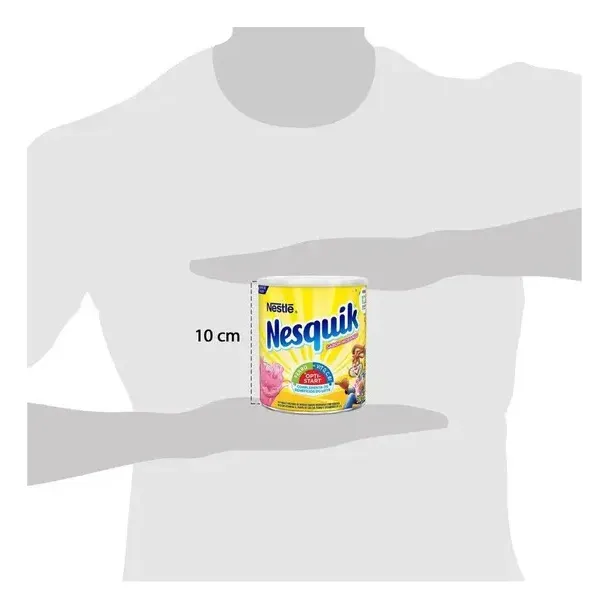 Chocolate Con Leche Nesquik Fresa Lata 380g Nestlé