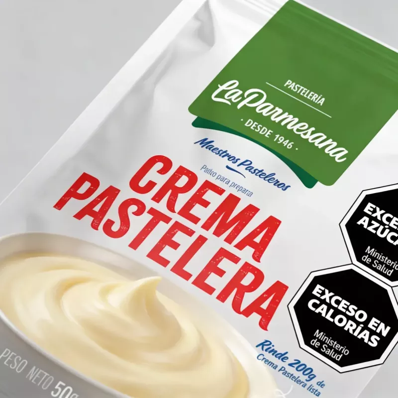 Crema Pastelera 50 Gr La Parmesana x 15unds