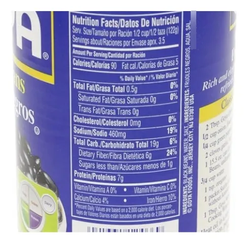 Frijoles Negros 439g. Goya