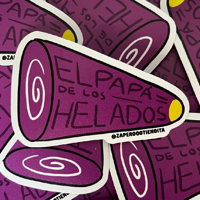 Sticker El Papá de los Helados