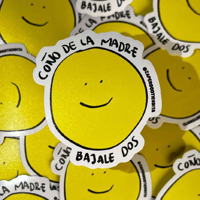 Sticker Coño de la Madre Bajale Dos