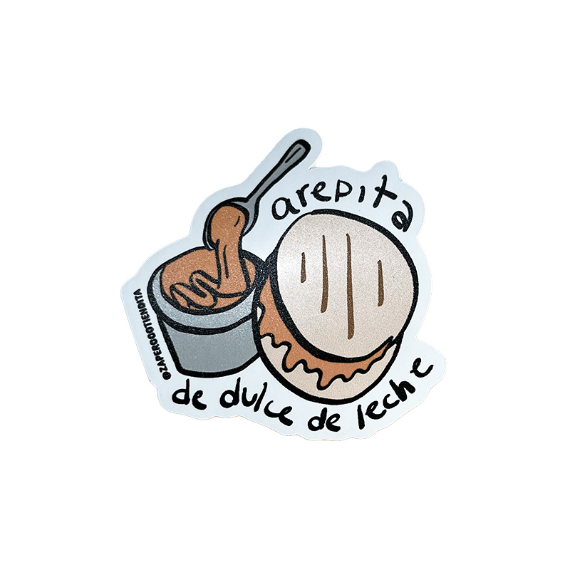 Sticker Arepita de Dulce de Leche