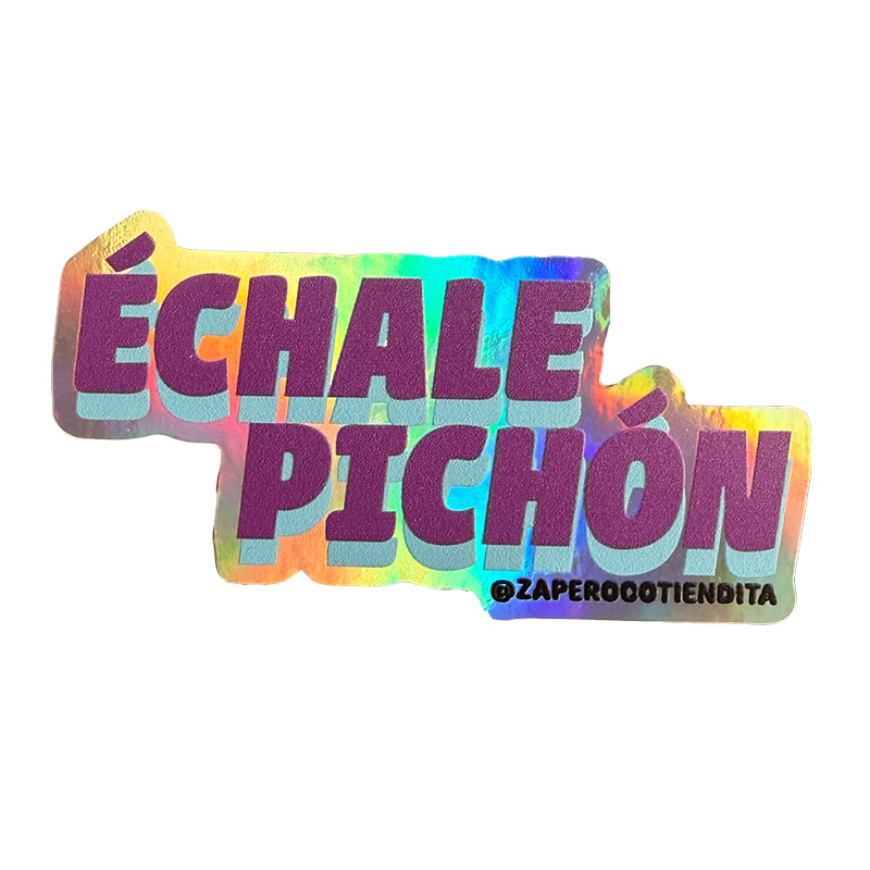Sticker Échale Pichón Morado