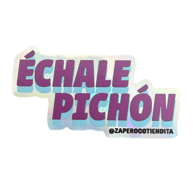 Sticker Échale Pichón Morado