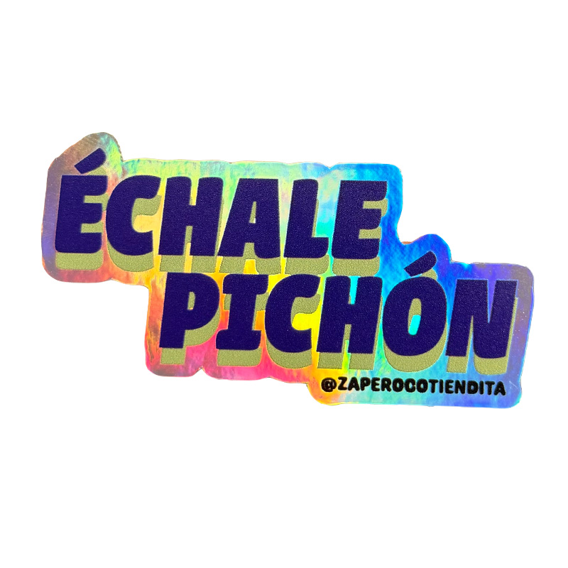 Sticker Échale Pichón Azul