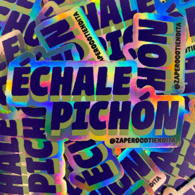 Sticker Échale Pichón Azul
