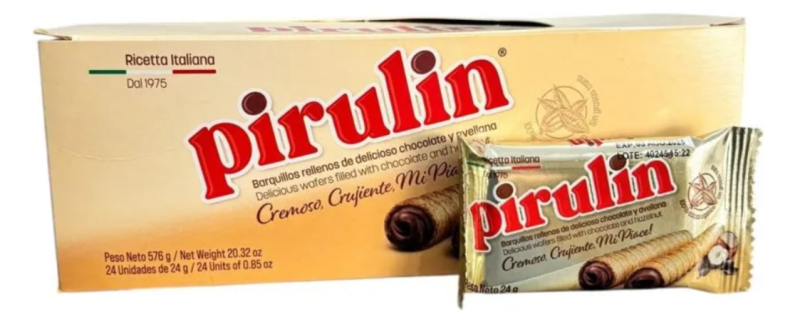 PIRULIN CAJA 24 SACHETS. 24 GRS C/U