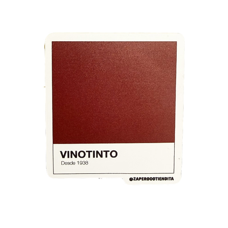 Sticker Pantone Vinotinto