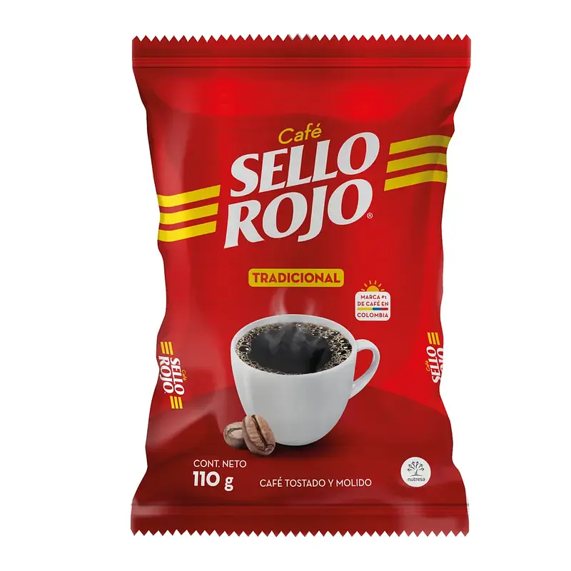 Café Sello Rojo Tostado Y Molido 110g