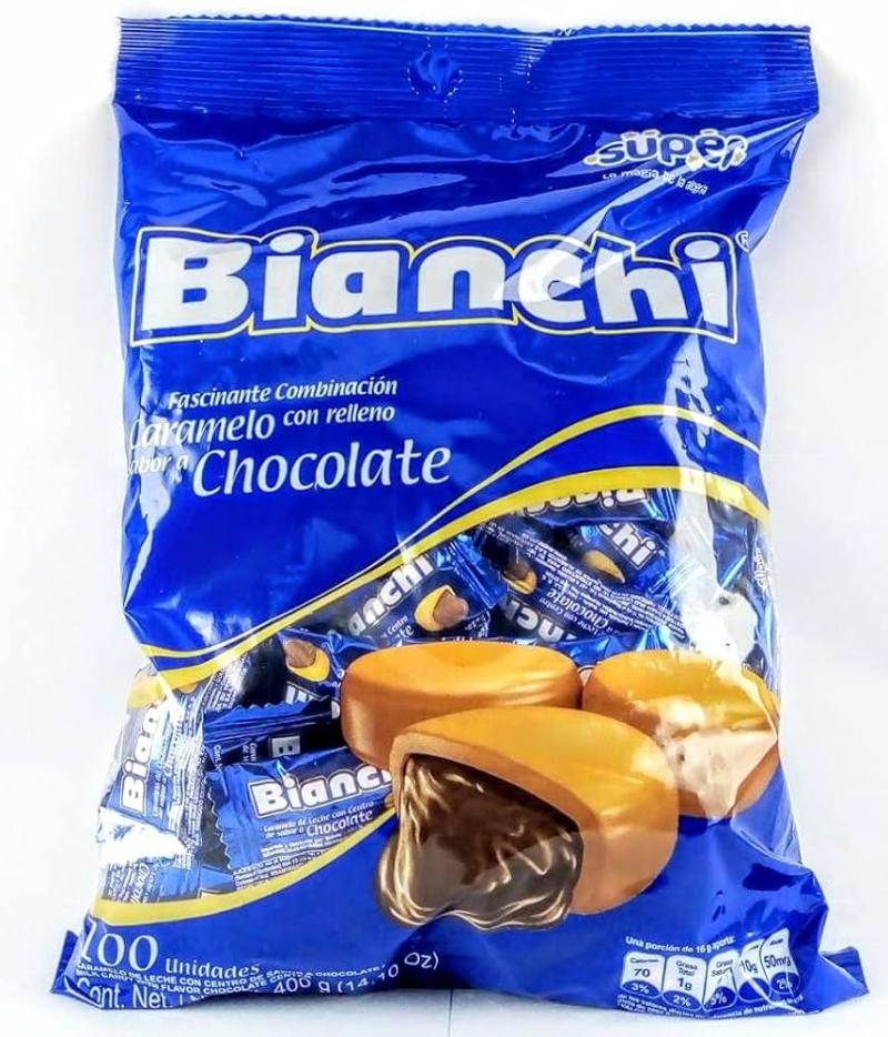 CARAMELOS SABOR A CHOCOLATE BIANCHI 100UND
