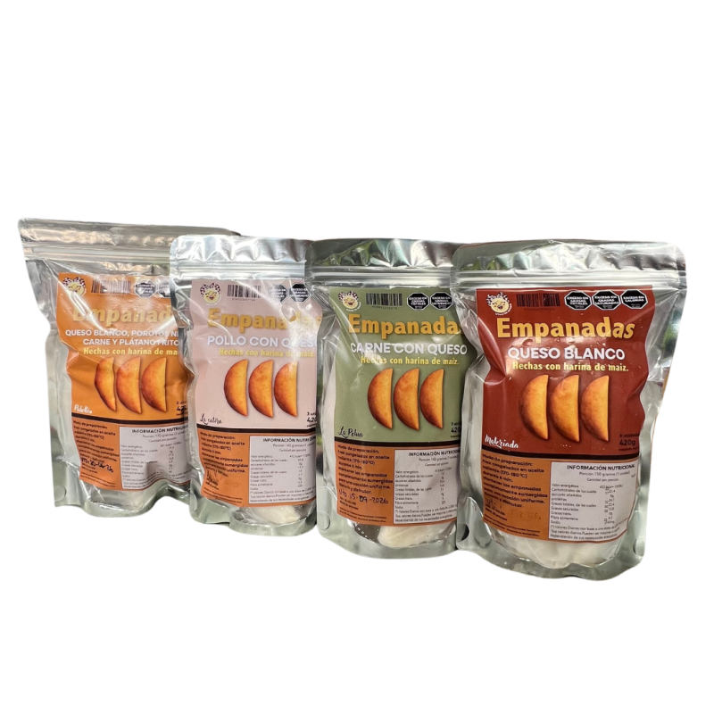 EMPANADAS CONGELADAS VIVA LA AREPA X3UNDS PABELLON