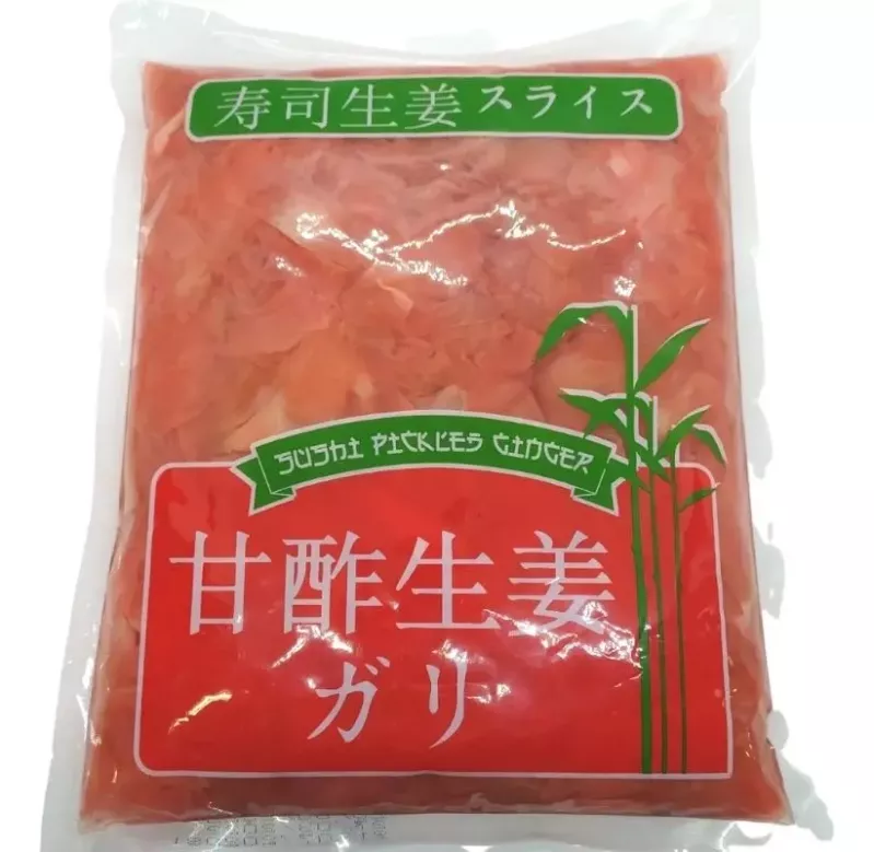 Jengibre Para Sushi Rosa En Laminas Gari 1kg Yuan Yuan