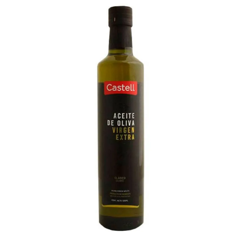 Aceite De Oliva Extra Virgen Castell X 500ml