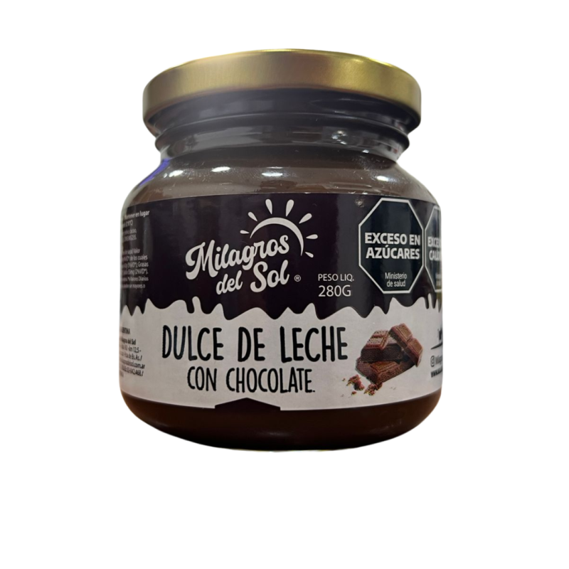 DULCE DE LECHE MILAGROS DEL SOL CON CHOCOLATE 280GR