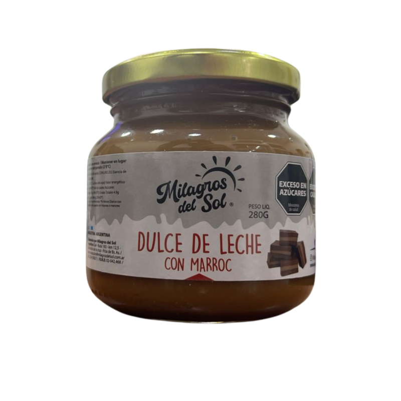 DULCE DE LECHE MILAGROS DEL SOL CON MARROC 280GR