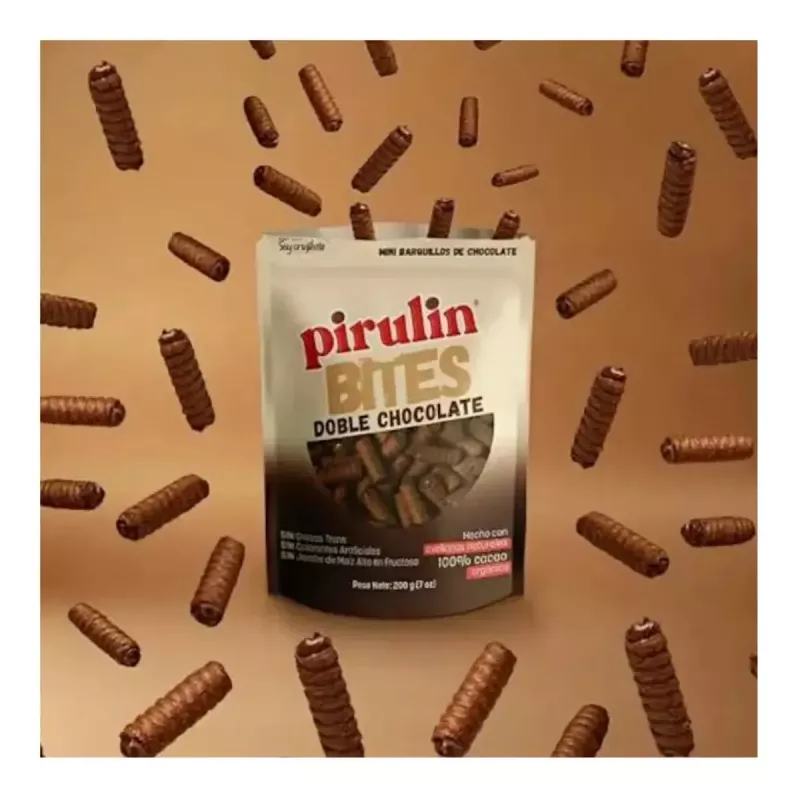 PIRULIN BITES DOBLE CHOCO X 200GR