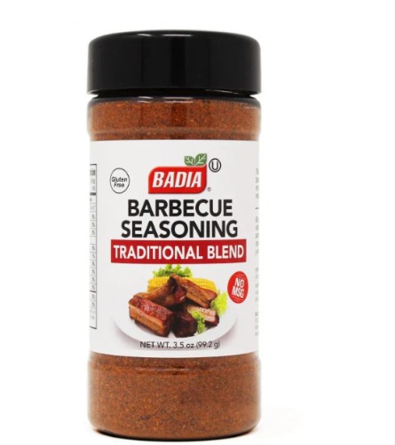 BARBECUE SEASONING TRADITIONAL BLAND 99.2 GR BADIA