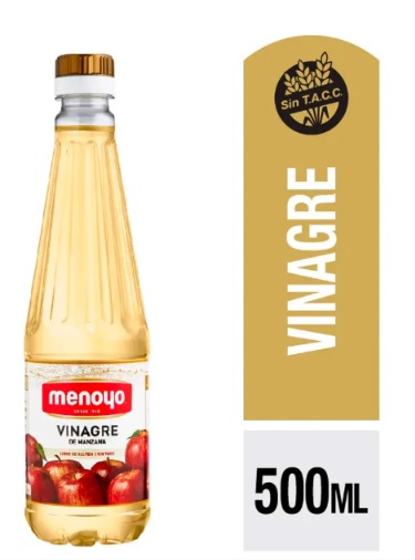 VINAGRE DE MANZANA 500ML MENOYO