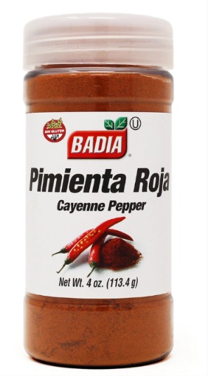 PIMIENTA ROJA CAYENNE PEPPER 113.4 GR BADIA