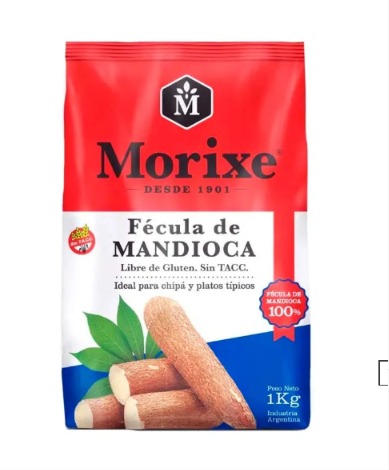 FECULA DE MANDIOCA MORIXE BULTO 10KILOS