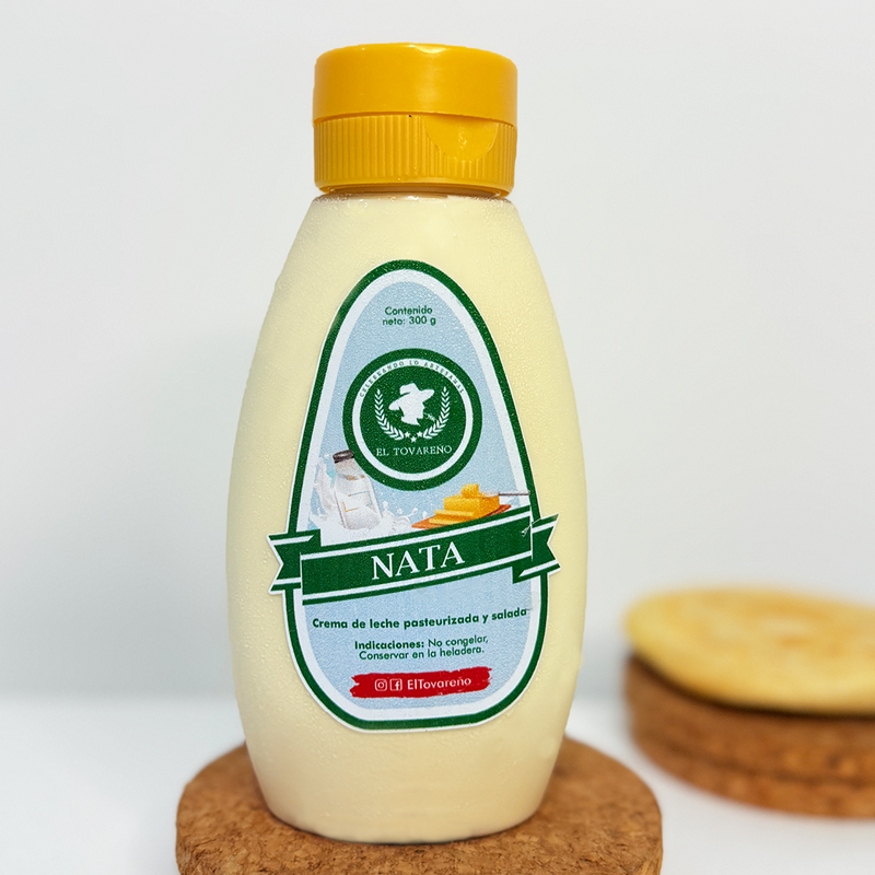 Nata El Tovareño 360g – Cremosa, Casera, lista para servir