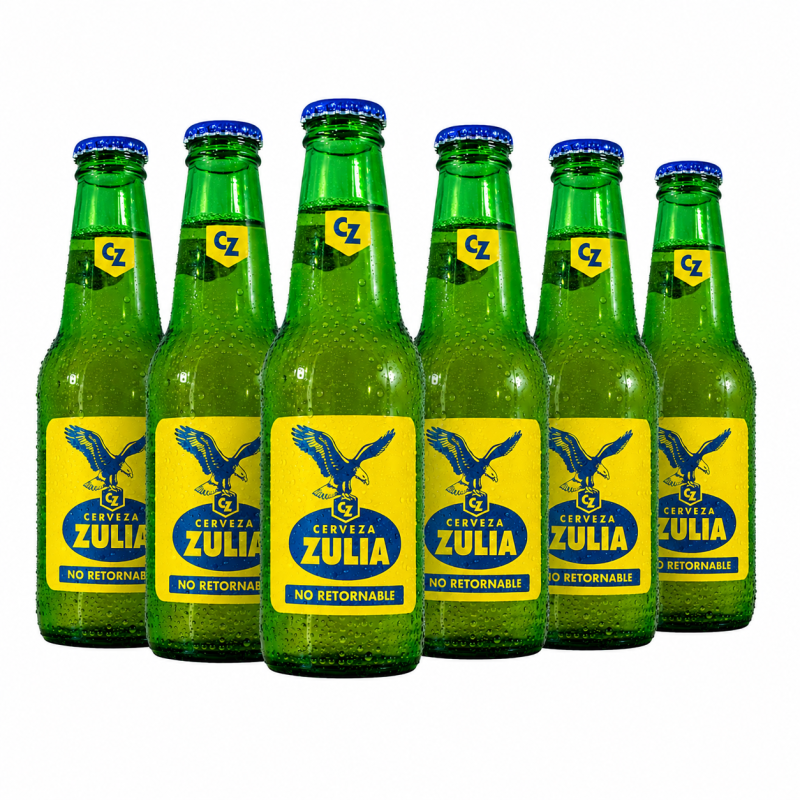 CERVEZA ZULIA 250ML VIDRIO X 6UND