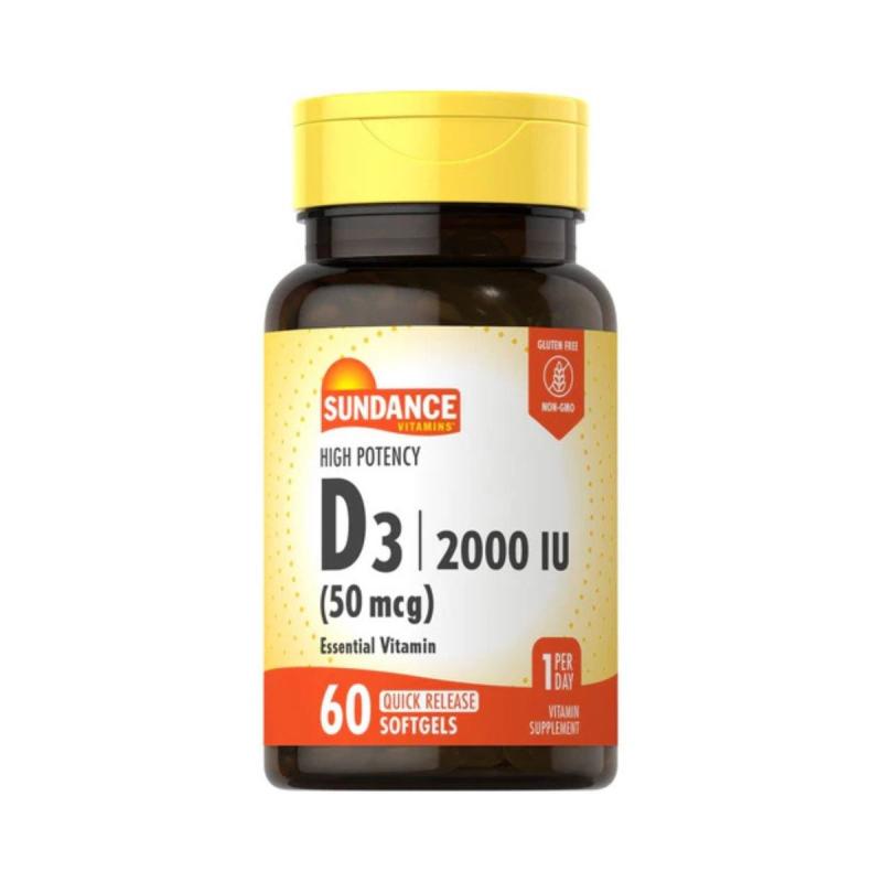 VITAMINA D 3 50MCG 60 CAP SUNDANCE