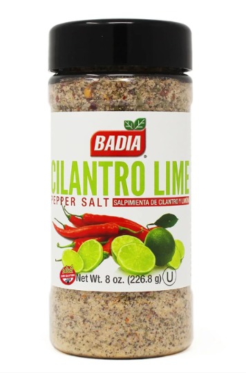 CILANTRO LIME SALPIMIENTA DE CILANTRO Y LIMON 226.8 G BADIA