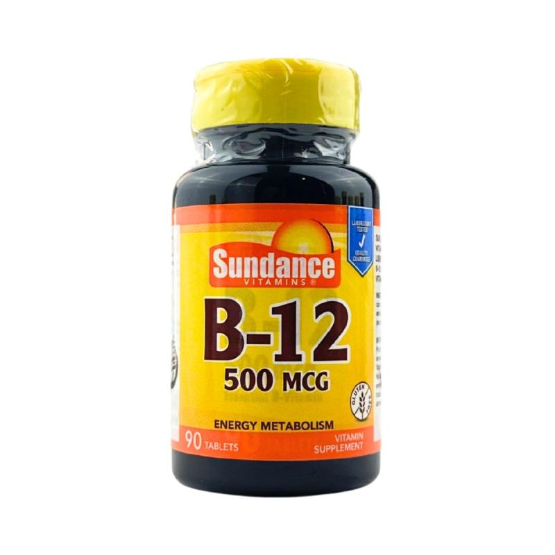 Vitamina B 12 Sundance 500mcg X 90 Tabletas Sin Tacc Vegano
