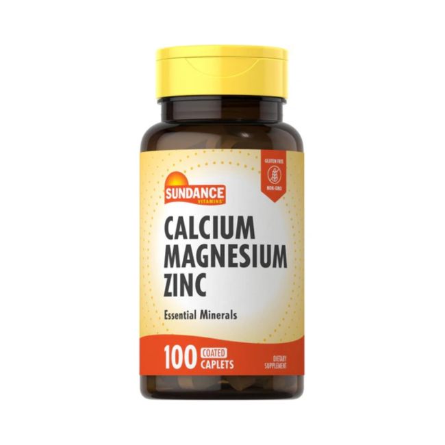 Calcio, Magnesio Y Zinc Sundance X 100 Tabletas Origen Usa