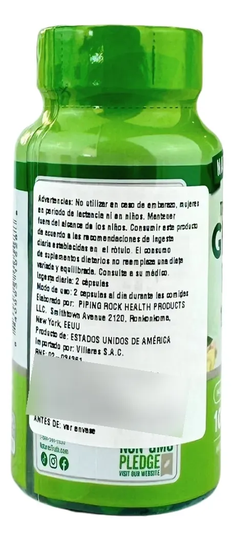 Jengibre Raiz Extracto Natures Truth 100 Capsulas