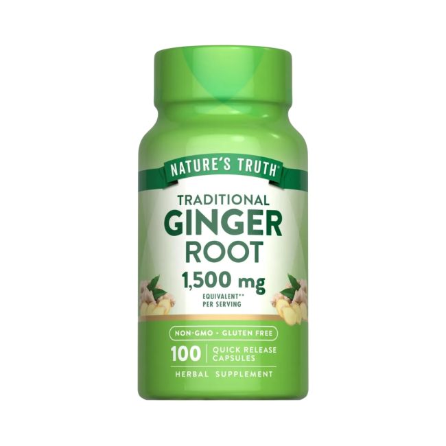 Jengibre Raiz Extracto Natures Truth 100 Capsulas
