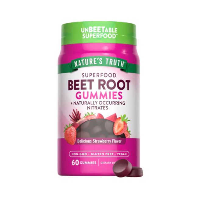 BEET ROOT GUMMIES 60 GUMMIES NATURES TRUTH