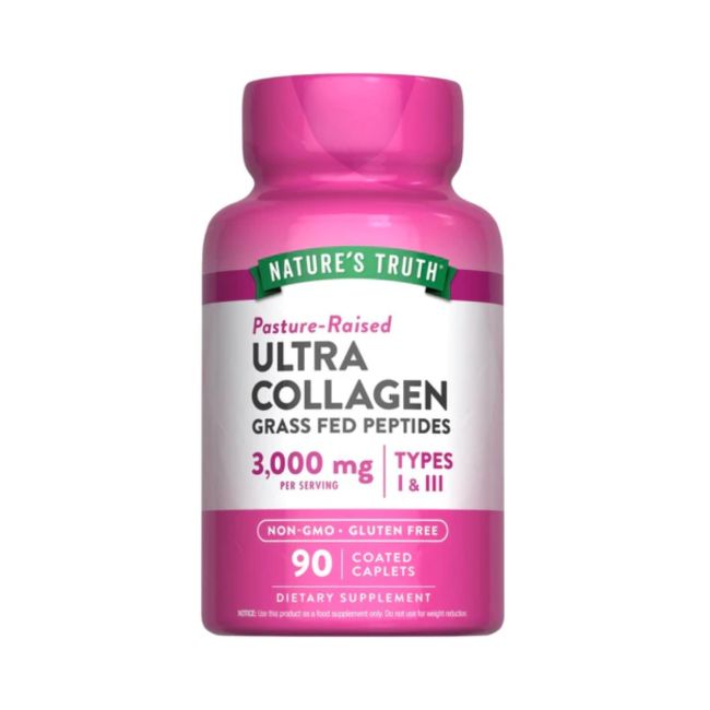 Ultra Colageno 3000 Mg + Vit C Natures Truth 90 Capsulas