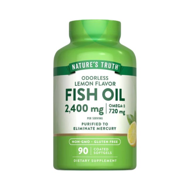 Nature's Truth Aceite De Pescado Sin Olor 90 Capsula Blandas