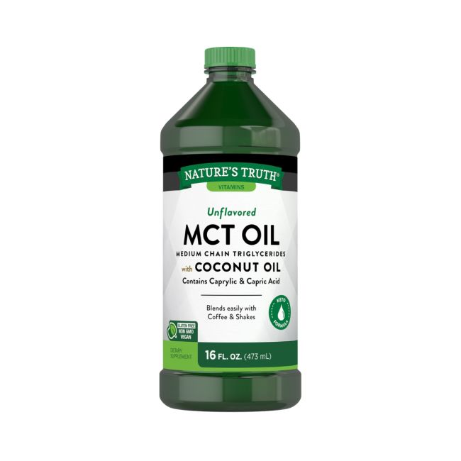 Aceite Mct Oil Líquido 14 G Formula Keto 473 Ml Sabor Sin Sabor