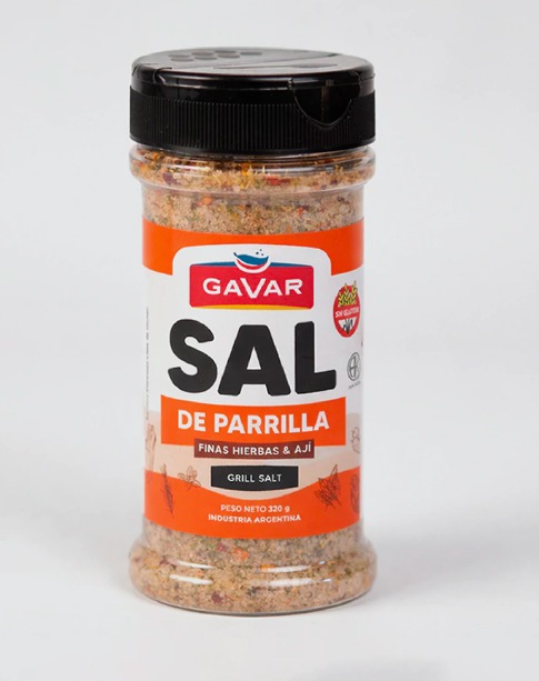 SAL DE PARRILLA FINAS HIERBAS Y AJI GAVAR 320GR