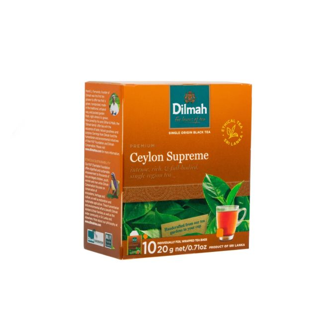TE DILMAH GORUMET CEYLON SUPREME X 10 SAQ 10,20G