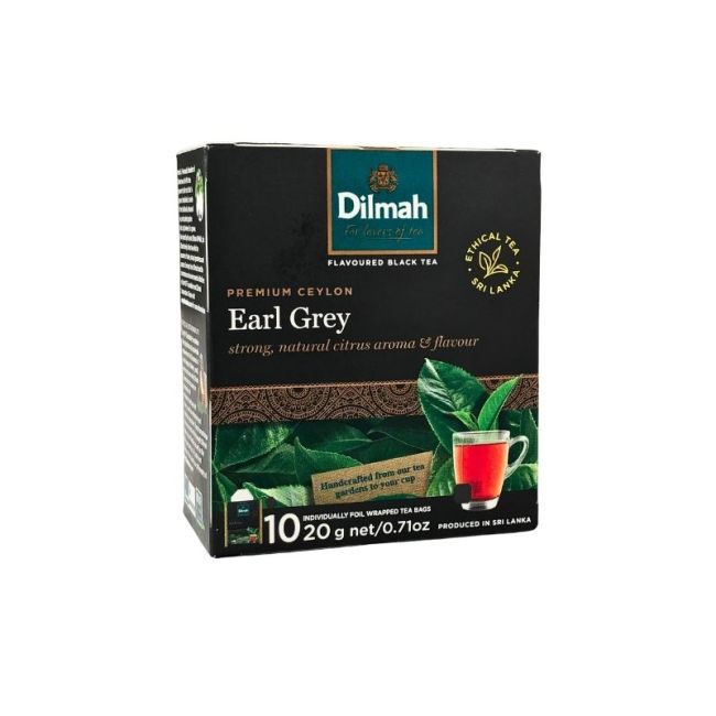 TE DILMAH GOURMET EARL GREY X 10 SAQ 10,20 G