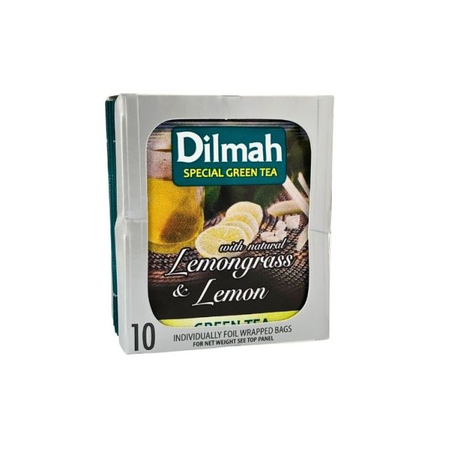 TE DILMAH LEMONGRASS Y LIMON X 10 SAQ