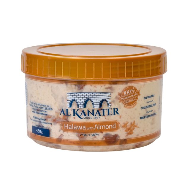 HALAWA AL KANATER ALMENDRA X 450GR