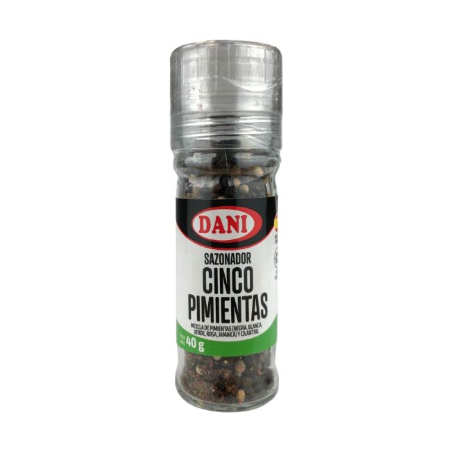SAZONADOR DANI CINCO PIMIENTAS X 40 GR
