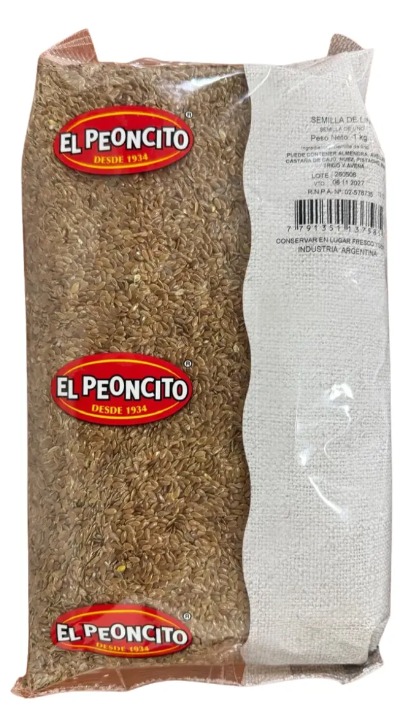 Semilla De Lino 1kg Peoncito