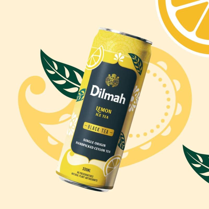 Ice Tea Te Negro De Ceylon Limon Bebible Dilmah 330ml