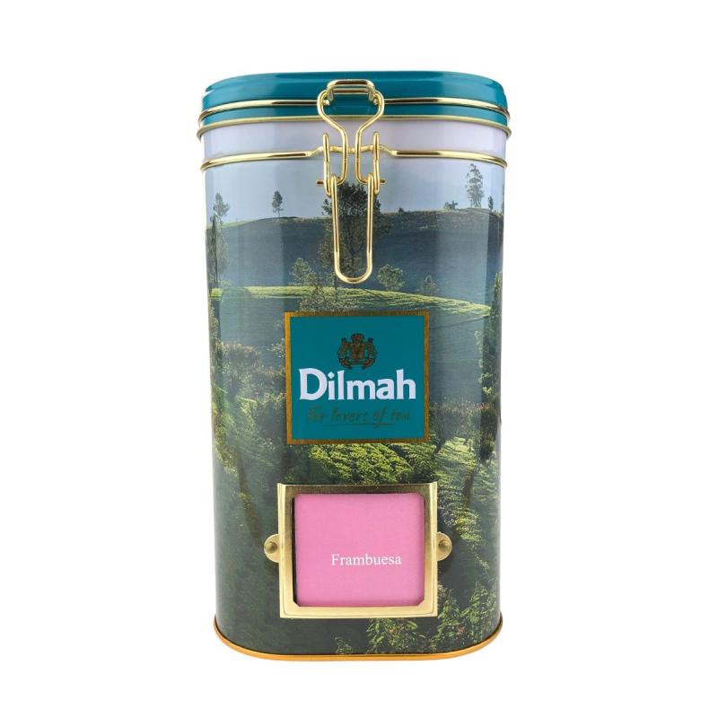 Te En Hebras Negro Frambuesa Dilmah En Lata 500 Gr