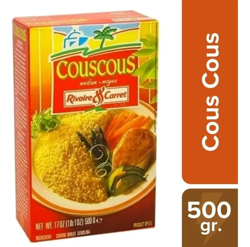Couscous Rivoire Carret Semola De Grano Duro 500 Gr. Francia