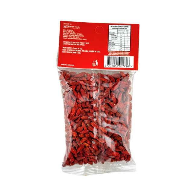 Bayas de Goji 100 g El Peoncito
